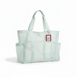 Women's Mesh Beach Tote - Mossimo Supply Co. Bag Purse Large Aqua